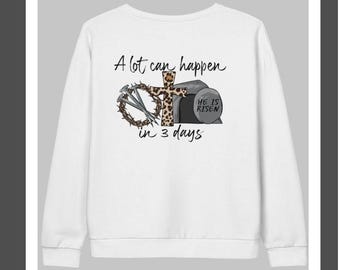 A Lot Can Happen PNG Digital Only, Easter PNG, Easter Shirt, PNG For Circuit, Silhouette