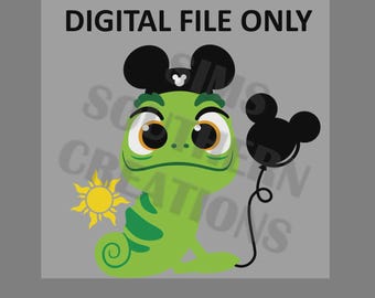 Pascal Inspired with Mouse Ears -  SVG, PNG, DXF File Only Instant Download