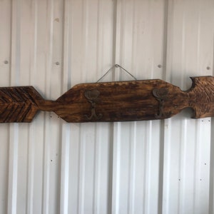 Handmade coat rack