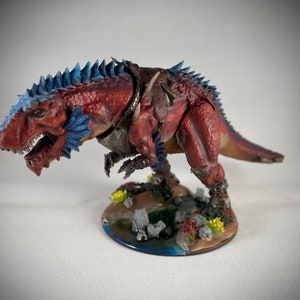 Dinosaur Trex Huge Dragon Miniature Dungeons & Dragons Pro Painted Mini DnD
