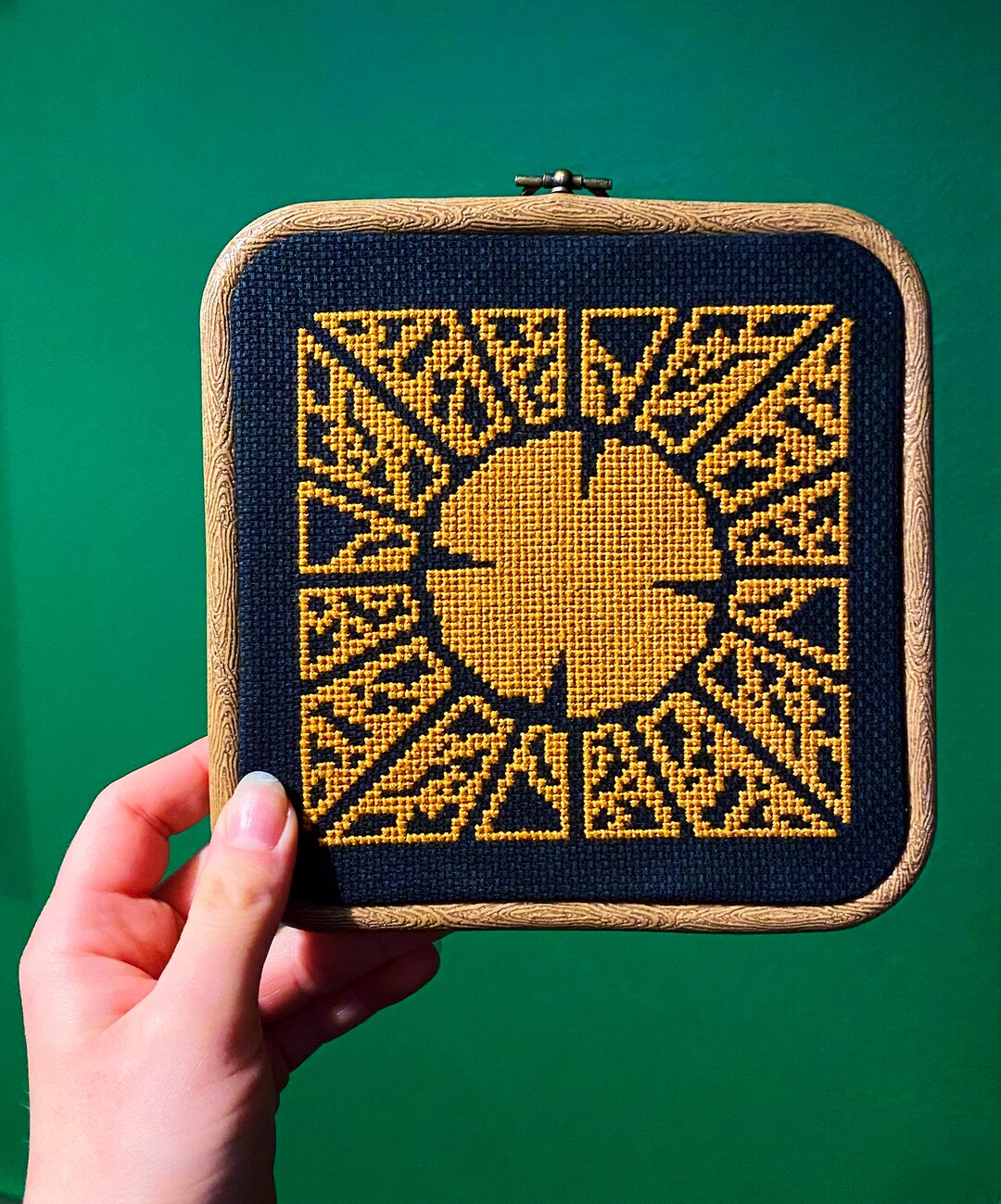 Hellraiser Puzzle Box 6in/15cm Square Cross Stitch Etsy