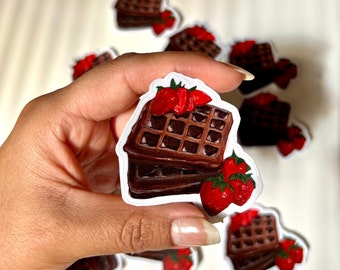Chocolate Waffles Sticker