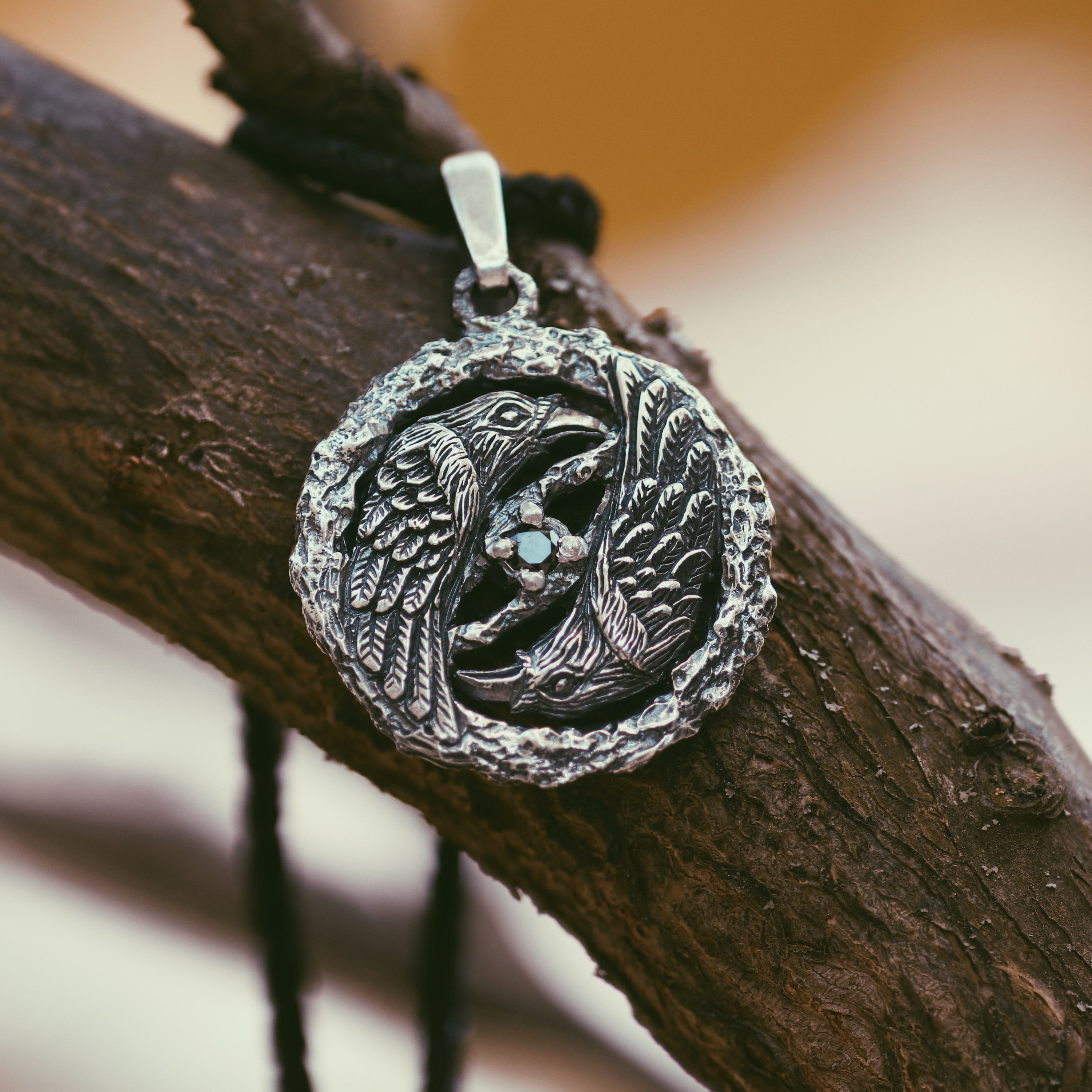 Norse Raven Pendants UK