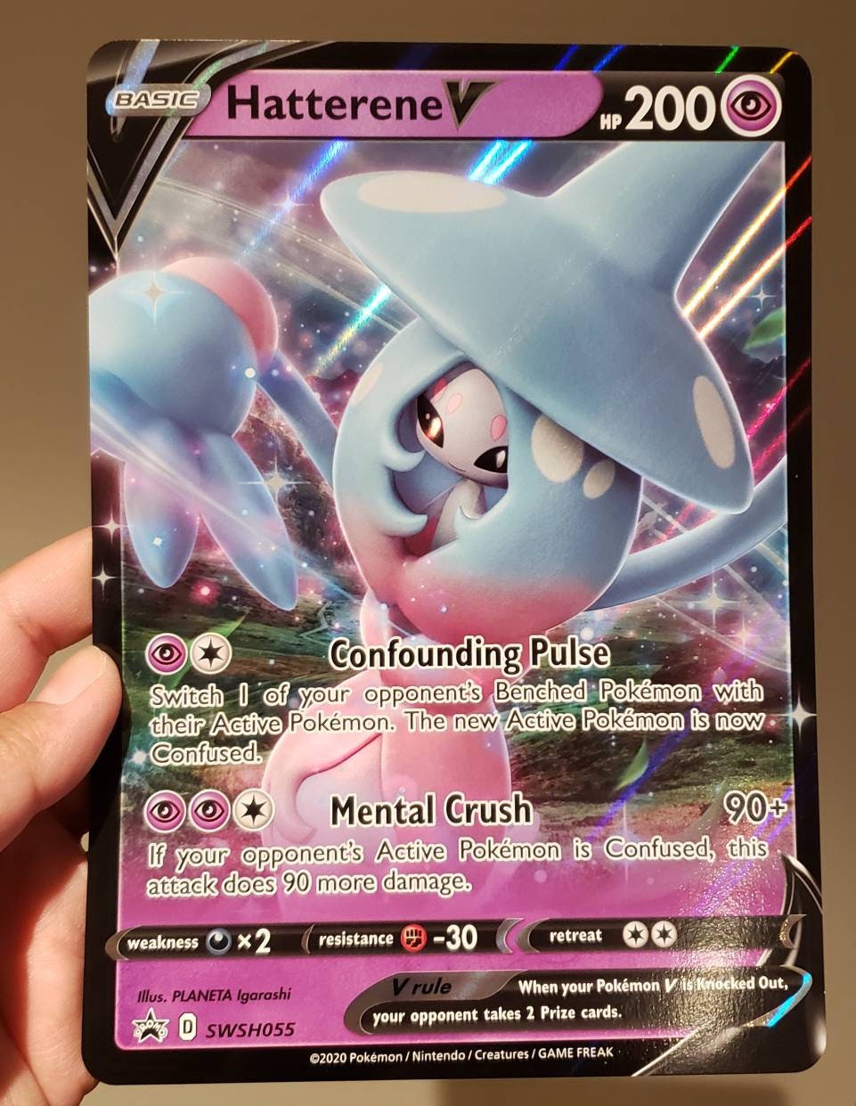 Hatterene V Promo Ultra Rare Card Jumbo Oversized - Etsy