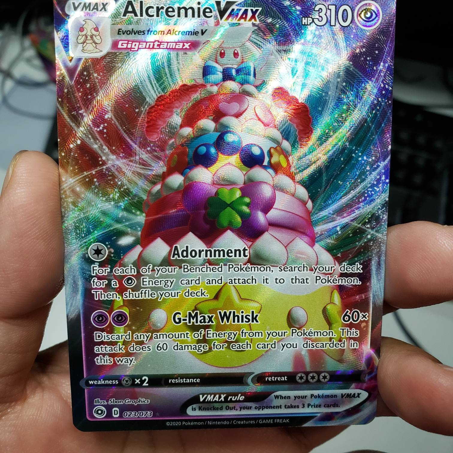 Alcremie VMAX Ultra Rare Card 023/073 Champion's Path Pokemon Card - Etsy Alcremie VMAX Ultra Rare Card 023/073 Champion's Path Pokemon Card - Etsy