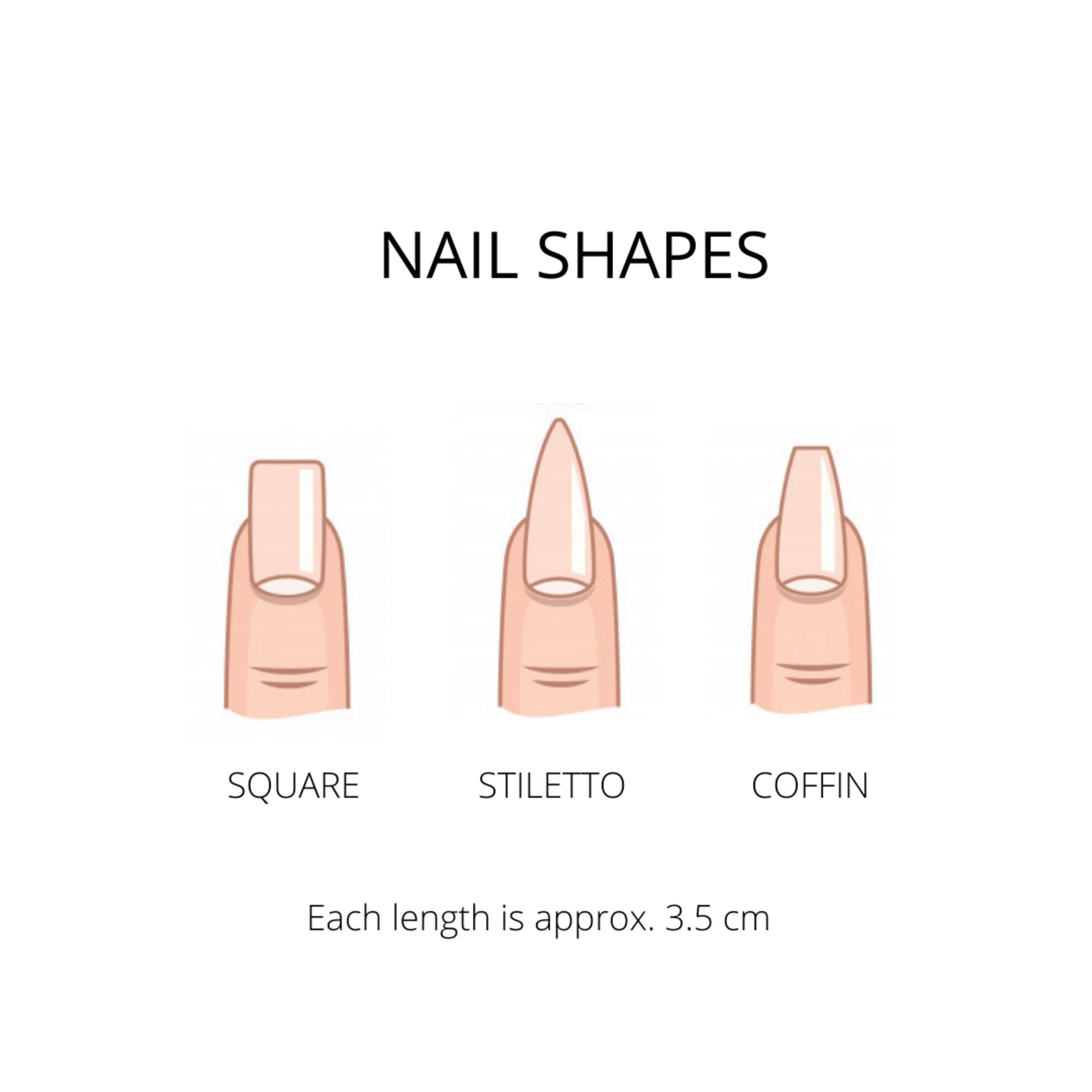 20 Marble Press On Nails Unique Fake Nails Acrylic Glue On | Etsy