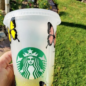 Butterfly Starbucks Cold Cup