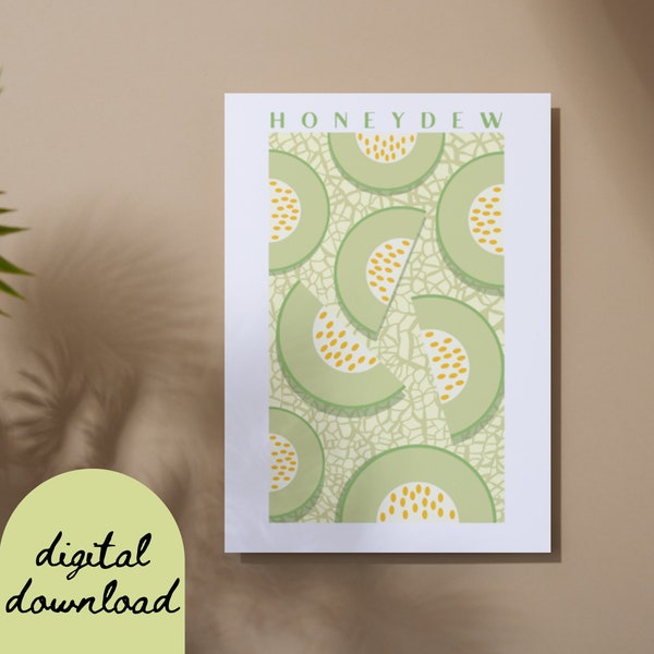 Honeydew Wall Art Print (Digital Download)