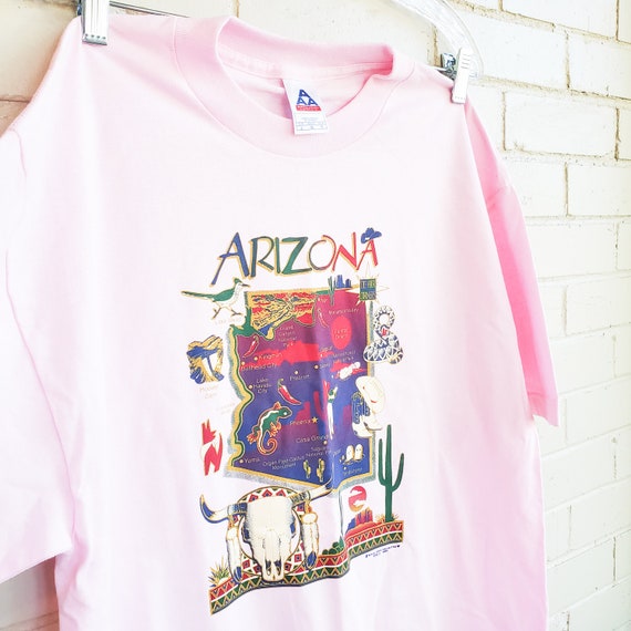 Vintage 90's Alstyle Apparel & Activewear Pink Ar… - image 5