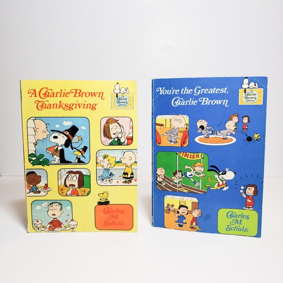 1974 Vintage Charlie Brown Comic Books Charles M. Schulz Etsy