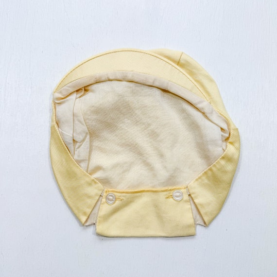 Vintage Yellow Baby Paper Boy Cap | Retro Baby Cl… - image 6