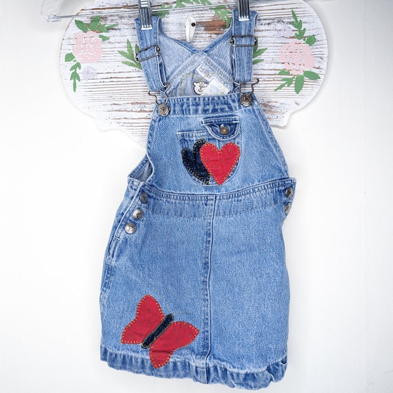 white christmas dresses The Harper Heart Button Denim Dress Small main image 0