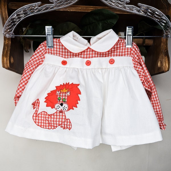 Vintage Red Dress Baby Girl Etsy