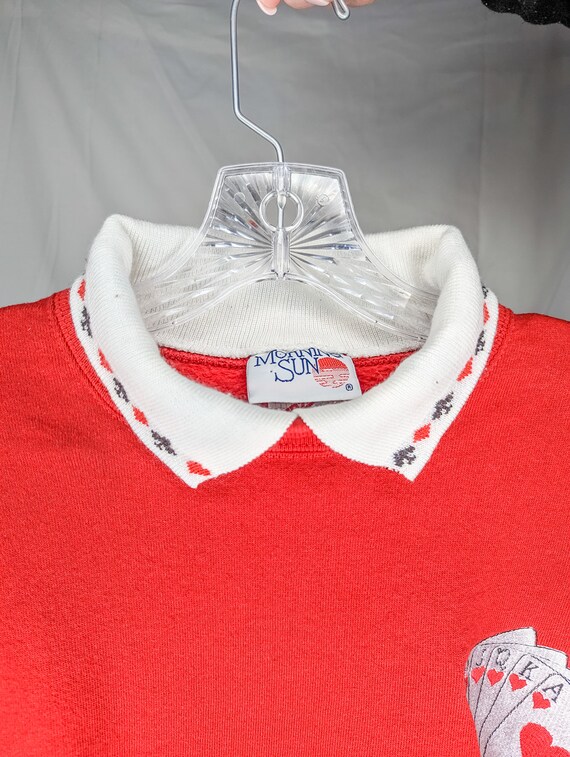 Vintage Morning Sun Red Adult Sweater | Vintage P… - image 4