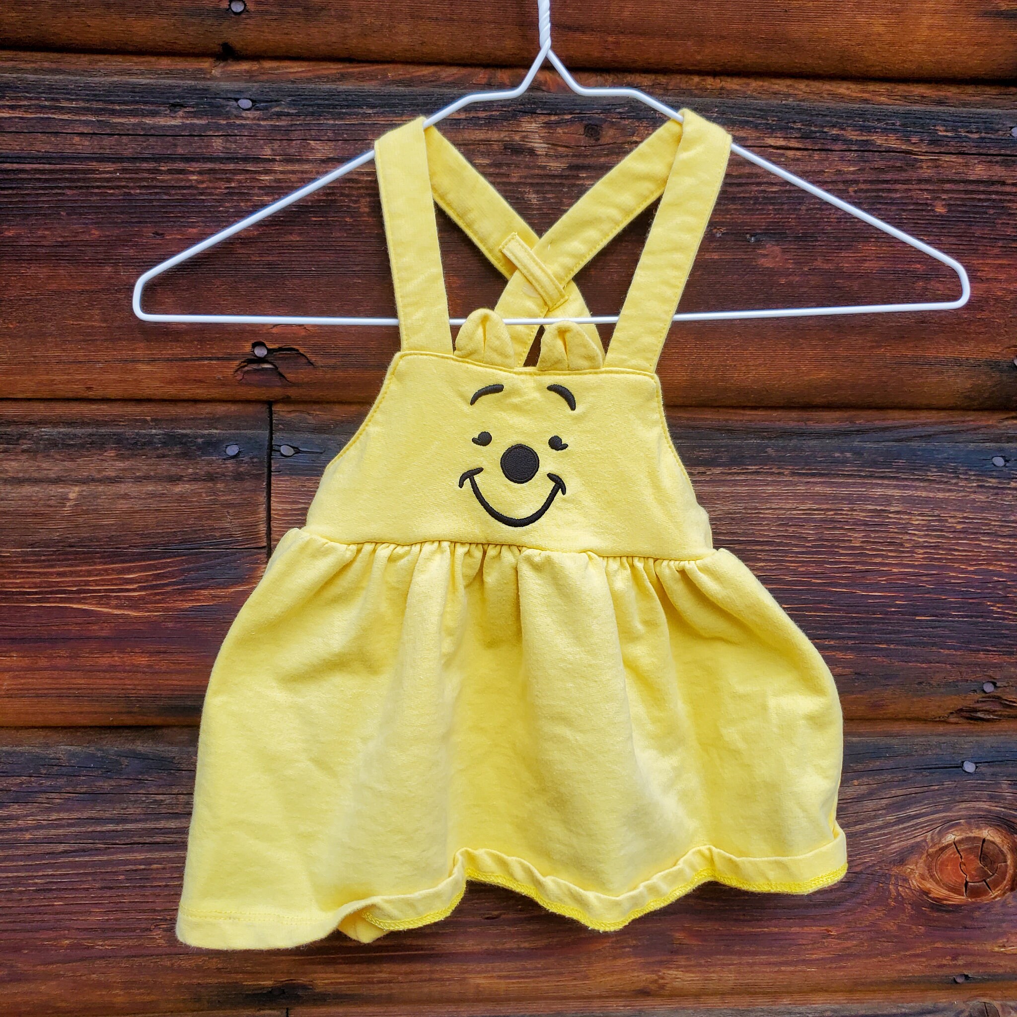Disney Baby Winnie the Pooh Cotton Baby Dress 69 Months Etsy