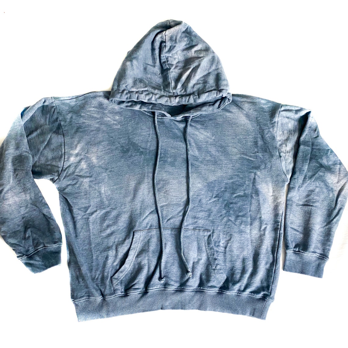 Blue Tie Dye Sweatsuit Bleach Dye Sweatsuit Blue Sweatsuit | Etsy