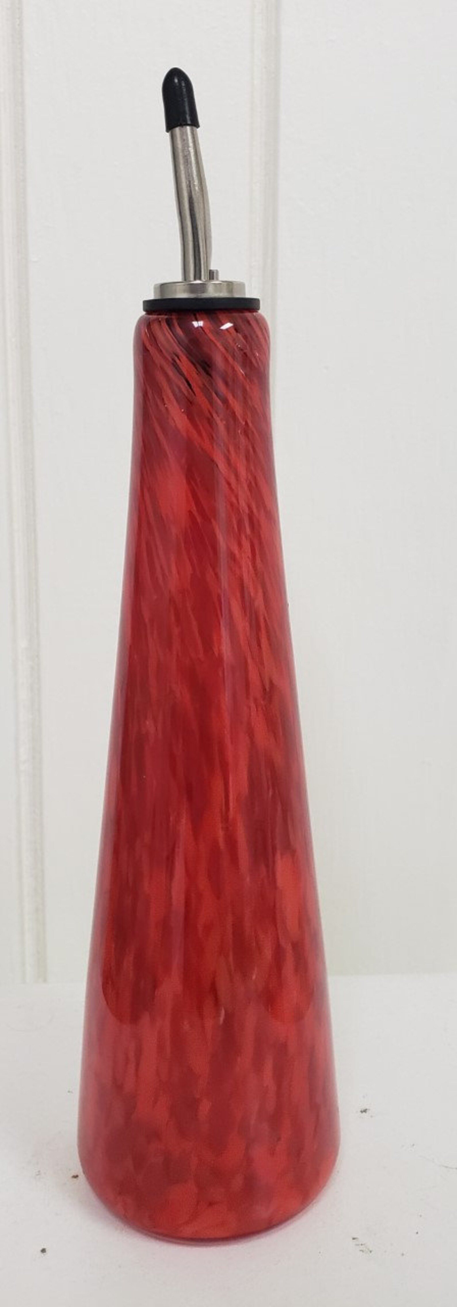 Handmade Blown Glass Olive Oil Bottle Etsy Australia