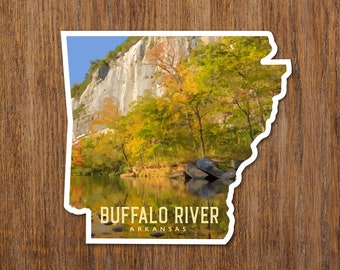 Buffalo National River Sticker | Arkansas | National Park Decal | National Park Sticker | Arkansas Sticker | Arkansas Gift | Arkansas Decal
