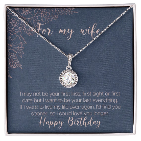 Birthday Gift to Wife Birthday Present for Wife Necklace for - Etsy