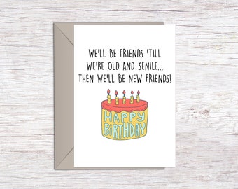 Printable Birthday Card.funny Printable Birthday - Etsy Israel