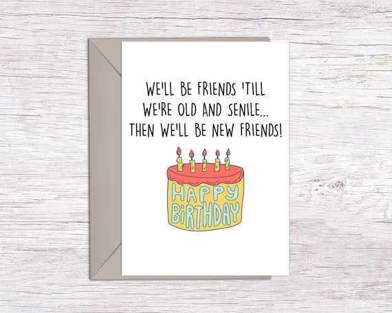 funny friendship birthday cards