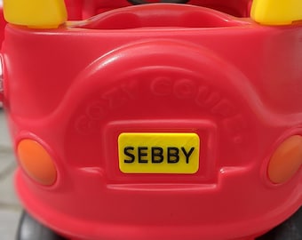 Little Tikes Personalisiertes Nummernschild - 3D gedruckt - Spielzeugauto - Kinder - Kunststoff