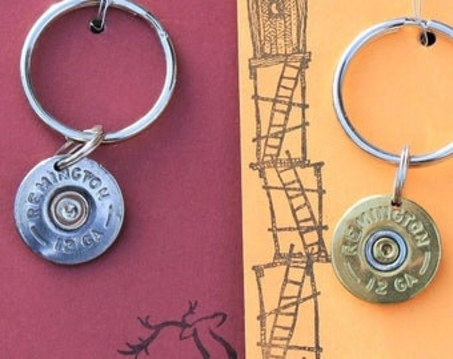 Bullet Keychain Remington 12 GA Shotgun Shell Handmade Etsy