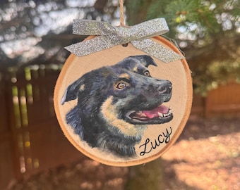 Adorno para mascotas pintado a mano y personalizado