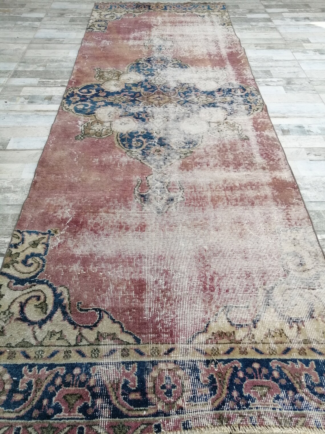 Vintage handgemachte Teppiche Läufer türkischen Teppich | Etsy