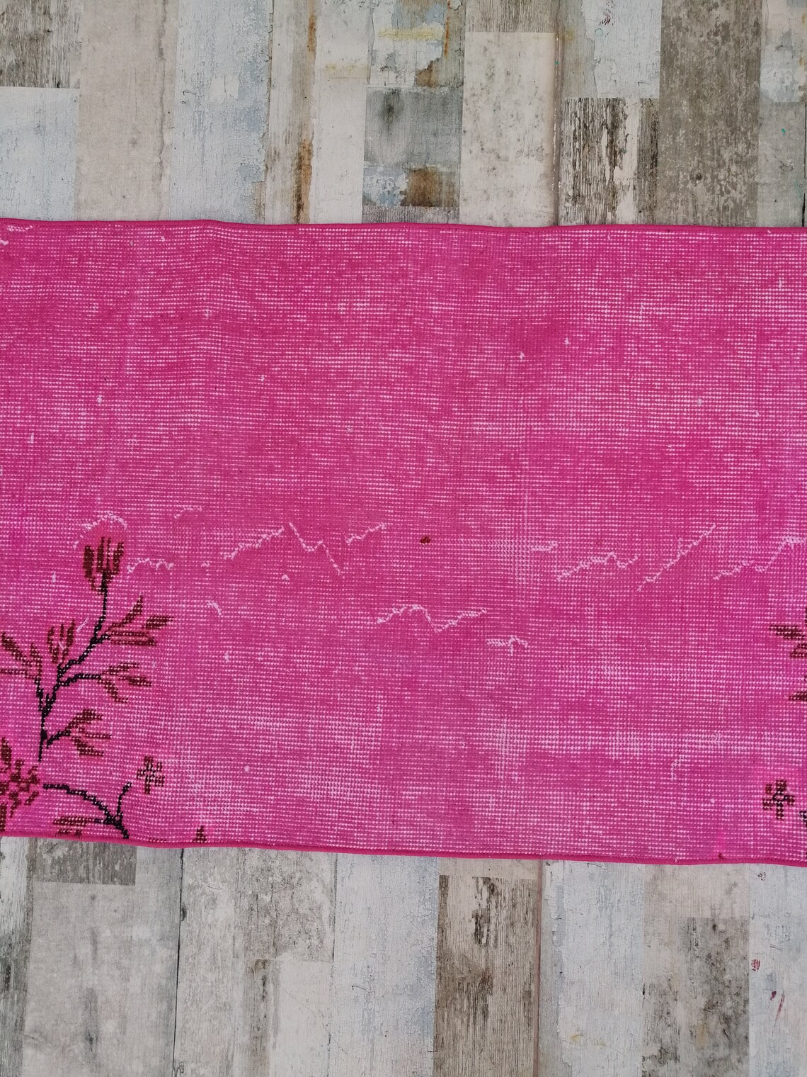 Vintage handgemachte Teppiche Läufer türkischen Teppich | Etsy