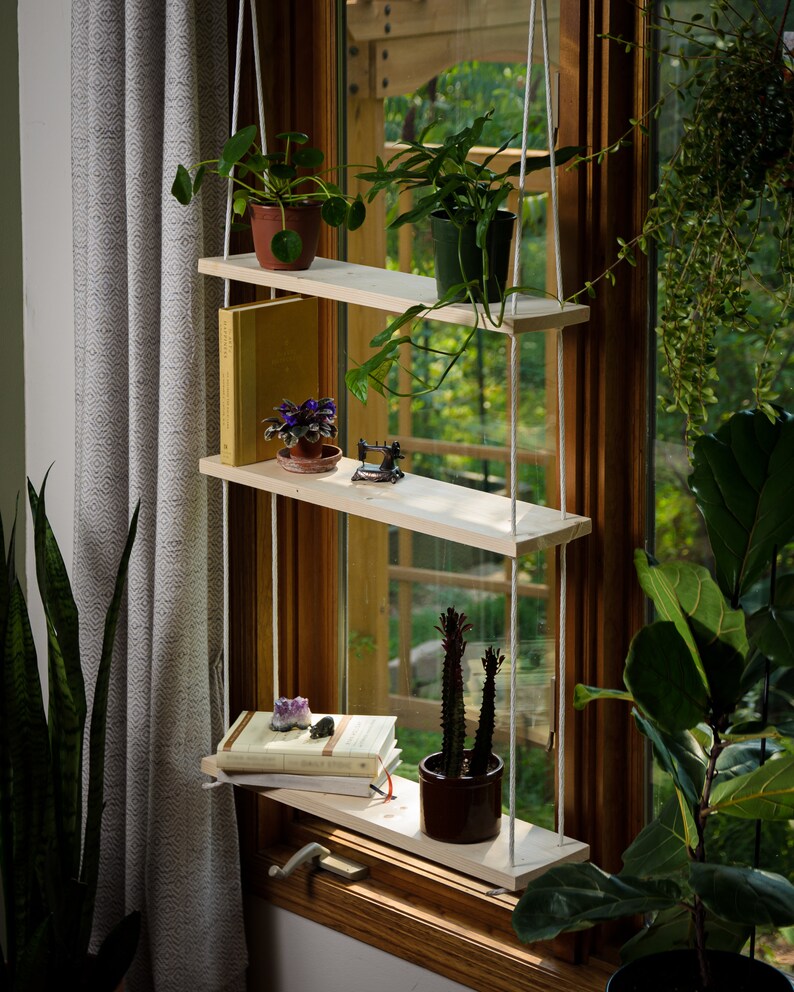 Hanging Window Shelf Etsy