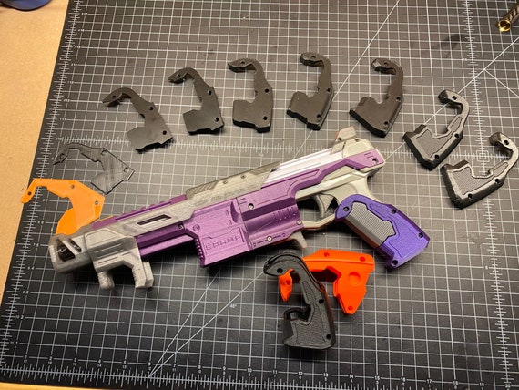 Meowser 3d Printed Fully Automatic Flycore Nerf Toy Blaster .STL FILES ONLY  