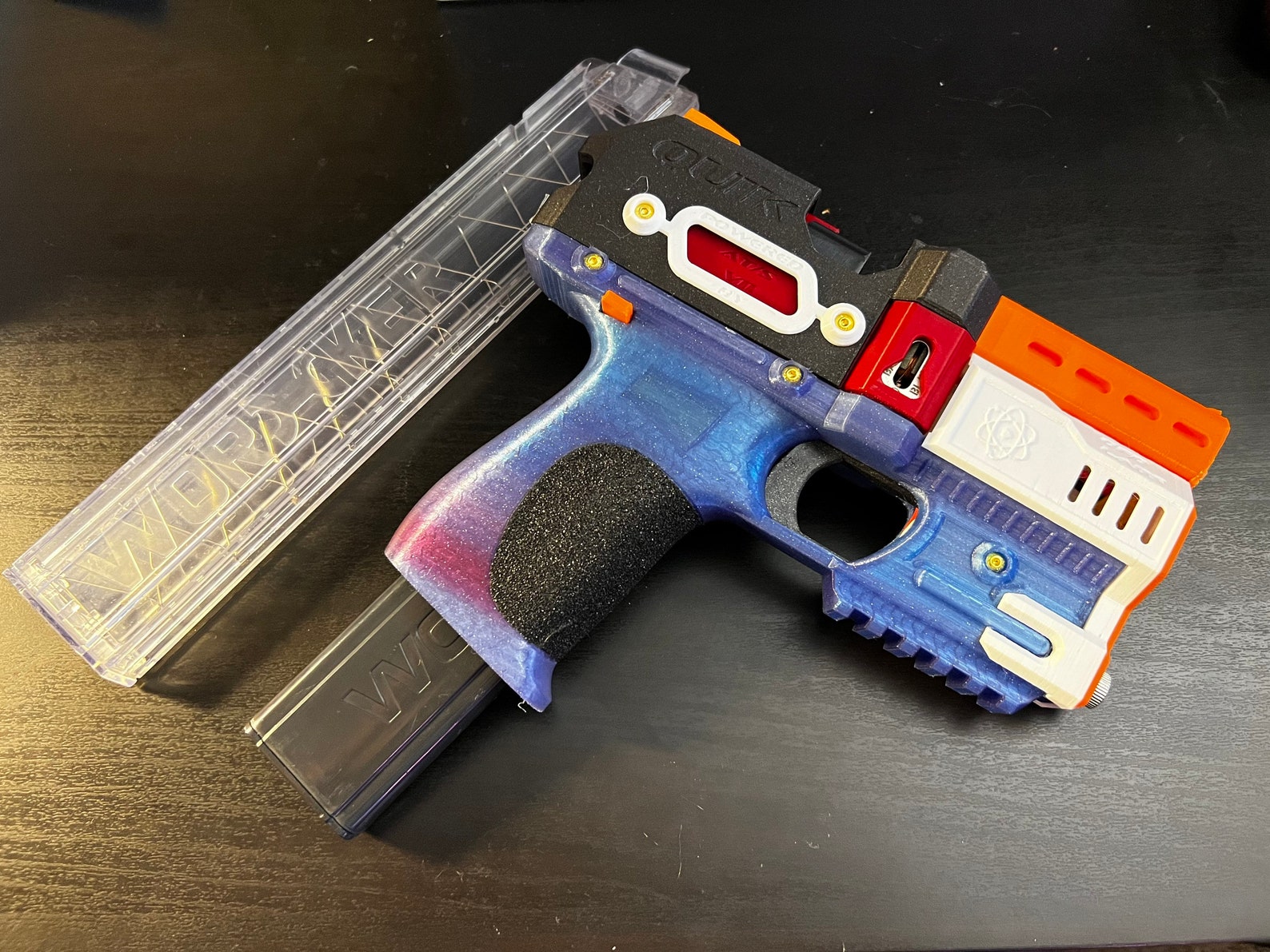 Quik 3d Printed Fully Automatic Flycore Nerf Blaster .STL Etsy