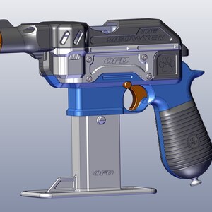 Meowser 3d Printed Fully Automatic Flycore Nerf Toy Blaster .STL FILES ...