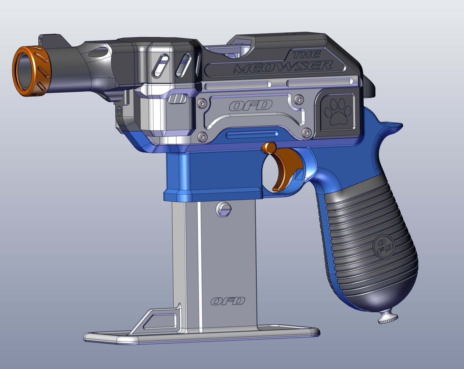 STL file FAR 0 Foam Blaster 🎯・3D printable model to download・Cults