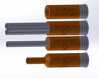 40MAX Airsoft Launcher Toy Blaster Nerf Adapter Series 2 - DIGITALDATEIEN - NUR STLs