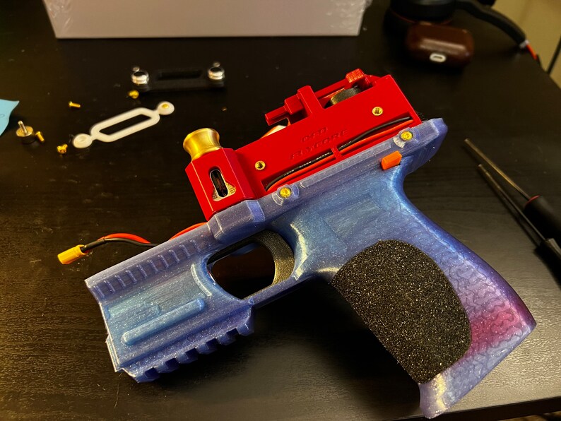 Quik 3d Printed Fully Automatic Flycore Nerf Blaster .STL Etsy