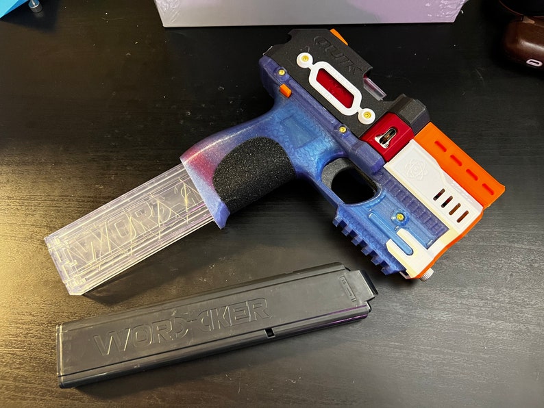 Quik 3d Printed Fully Automatic Flycore Nerf Blaster .STL Etsy