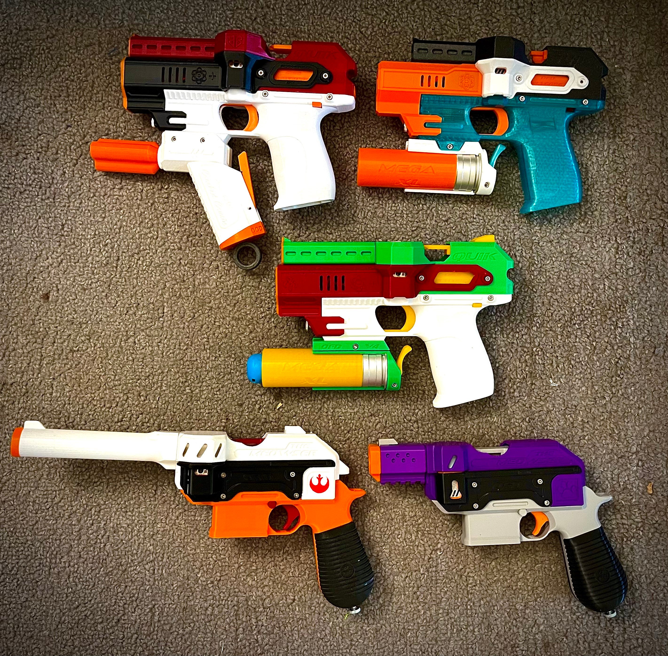 STL file Nerf gun wall mount 🔫・3D print design to download・Cults