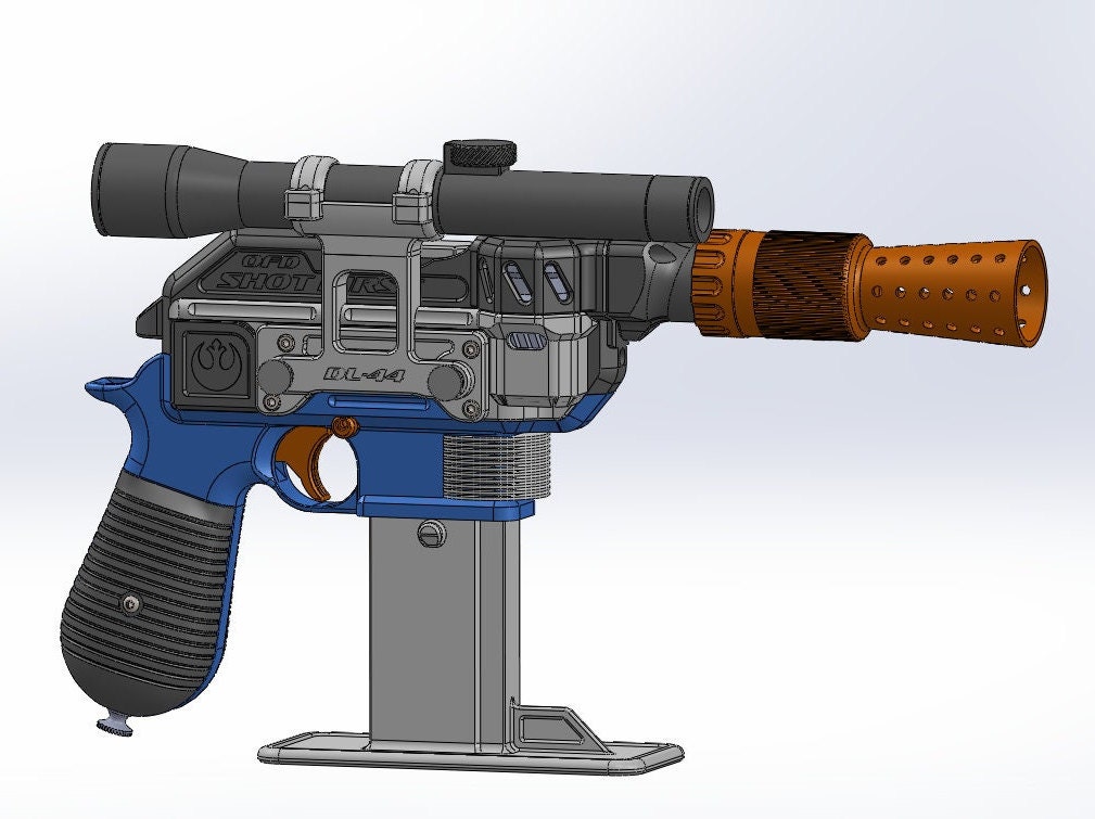 Meowser 3d Printed Fully Automatic Flycore Nerf Toy Blaster .STL FILES ONLY  