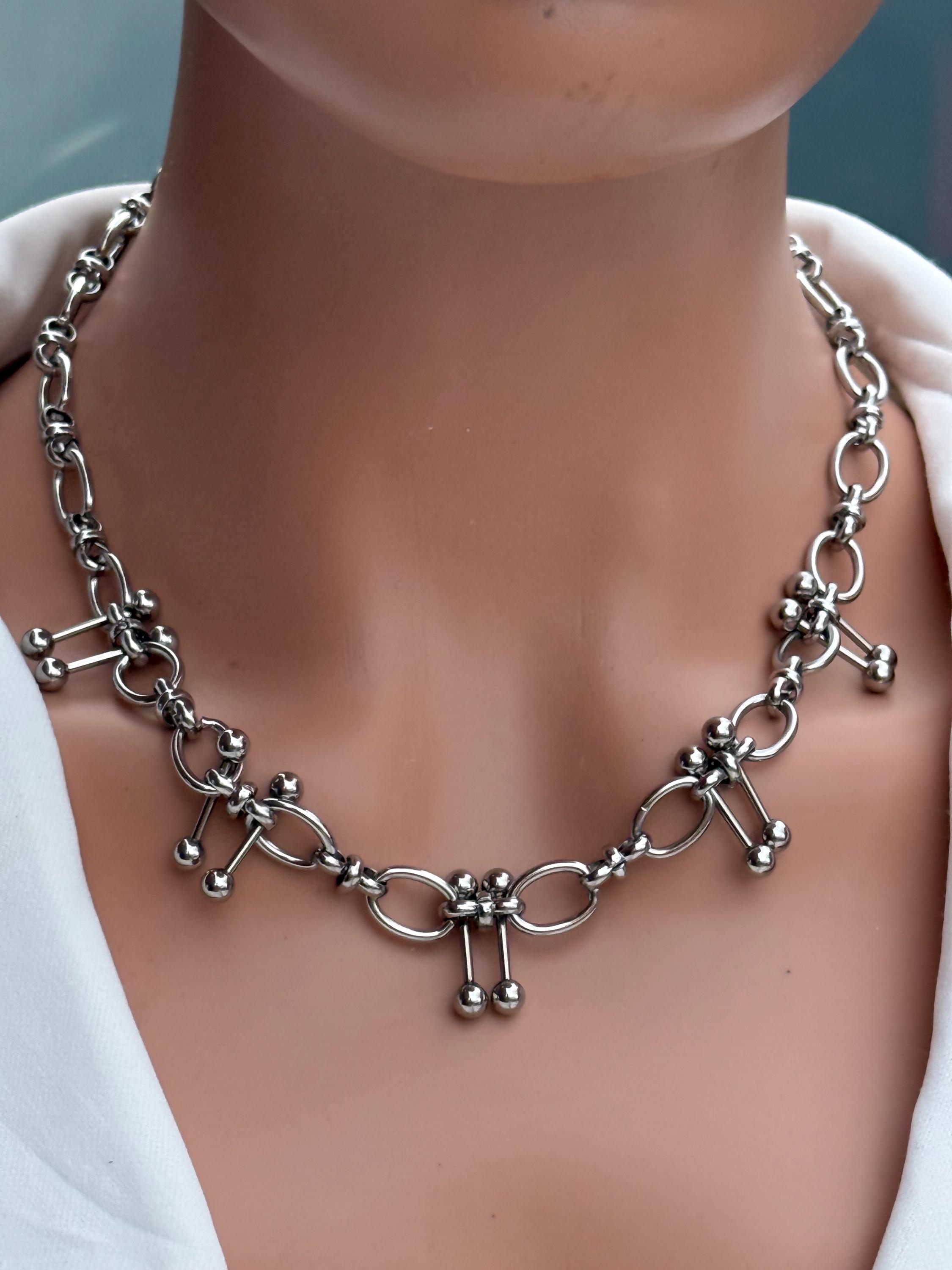 Choker Barbell - Etsy