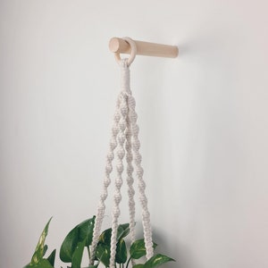 Blumenampel Haken, Holzhaken, Dübel Haken, Blumenbeet Montage, Blumenbeet Halter, Pflanzen Aufhänger und Kleidung, Naturholz Peg, Holz Wand Peg,