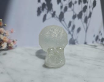 Lumaca di luna glitterata/Animale da scrivania/Creatura del bosco/Estetica fatata/Amante degli animali della foresta/Decorazioni per la casa in stile cottagecore/Creature stravaganti/