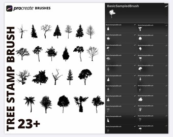 Procreate Tree Stamp Etsy