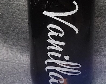 8oz Vanilla Extract Bottle