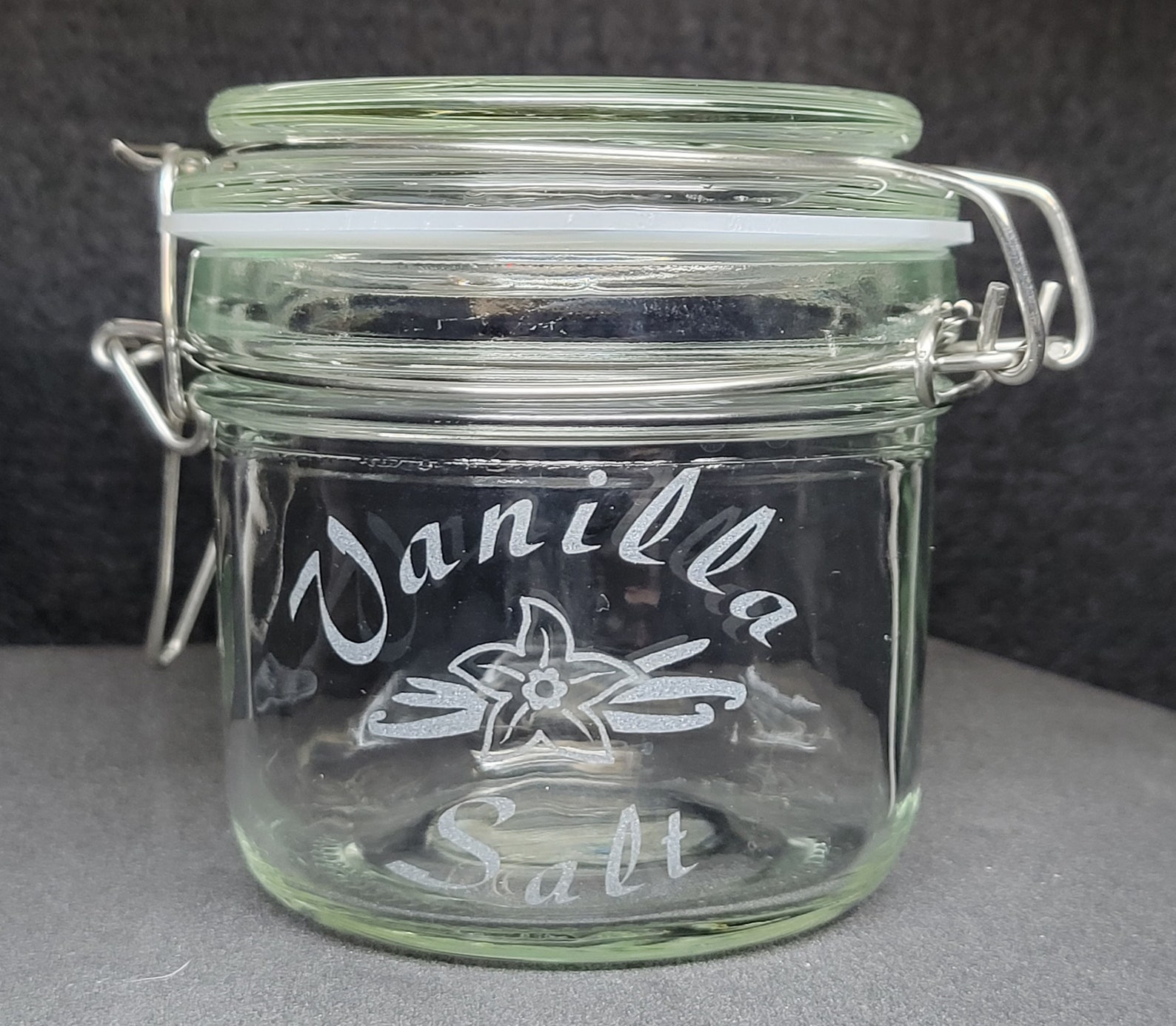 Flip Top 8oz Jars for Vanilla Sugar Honey and More... Etsy