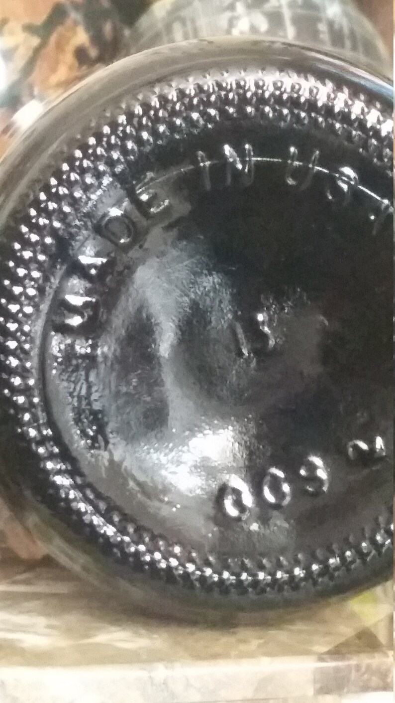 Vanilla Extract Mother Jar 32oz, Frosted Letters Etsy