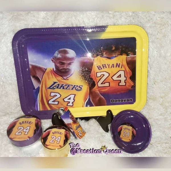 Kobe / lakers inspired Rolling Tray