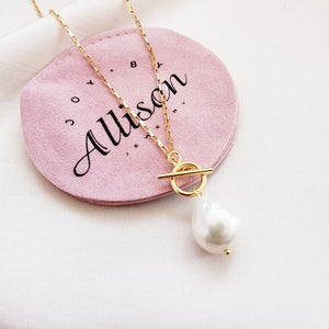 Baroque Pearl Necklace: 18K Gold Vermeil Sterling Silver, Freshwater Pearl