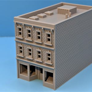 N-Scale Old Downtown Store Office Building for Train Layouts Dioramas - 1:160 Scale image 9